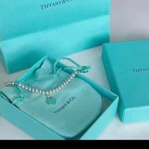Tiffany & Co. Enamel Heart Bracelet
